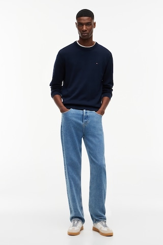 Tommy Hilfiger Tjm Slım Ess Lıght Sweater Ext Erkek Mavi Kazak - Dm0dm22853