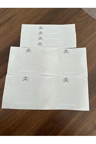 Citroen Marka Araçlar İçin Kapı Kolu Çizik Önleyici 8'li Set