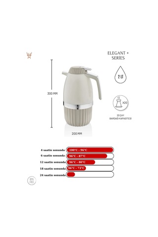 Elegant T Serisi 2 Lt. Termos -pw-003 Diğer
