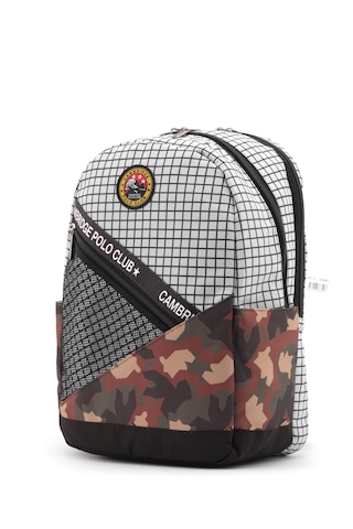 Kamuflaj Laptop Bölemli Unisex Okul Çantası