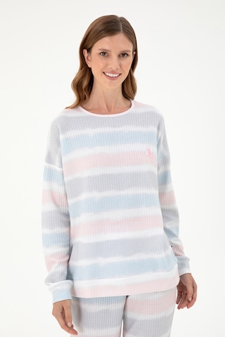 U.s. Polo Assn. Kadın Kum Pijama Takım 50302071-vr085 Kum