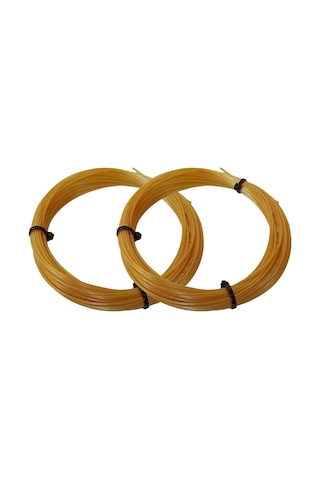 2 Adet Luxilon 4G 1,30 mm. Monofilament Kordaj 12 Metre AltınSarı