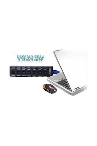 7 Port Usb 3.0 Çoklayıcı Çoğaltıcı Hub Çoklu Cihaz Çoklama Bilgisayar