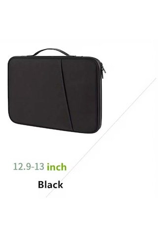 Tablet Ve Macbook Çantası 13'' - Koruyucu Kılıf Tablet Çantası - Laptop Liner Çantası - Notebook Bilgisayar Çantası Siyah
