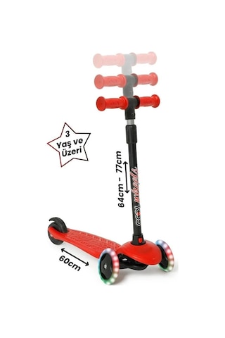 Cool Wheels Star Işıklı Scooter 3-5 Yaş