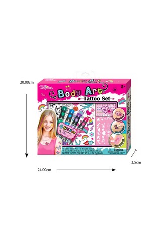 Tokidas Body Art Tattoo Set - Vücut Dövme Sanatı Seti T11b
