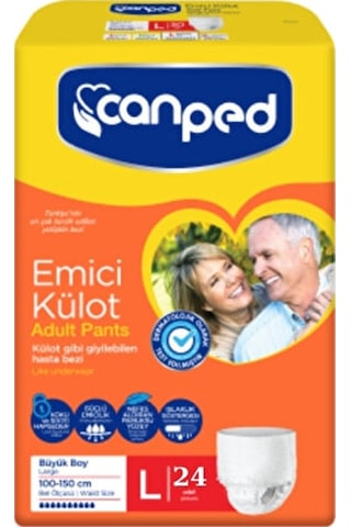 Canped Emici Külot Büyük Boy Large 24 lü Canped Emici Külot Büyük Boy Large 24 lü