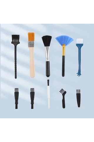 Bilgisayar Telefon Klavye Fente Toz Temizleme Fırça Seti Optik