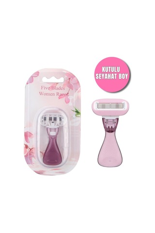 Dynamo Beauty Kadın 5 Bıçaklı Mini Tıraş Bıçağı- Kutulu, Seyahat Boy