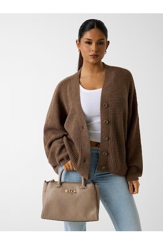 Guess Anise Kadın El Çantası Hwpd9916060 Vizon