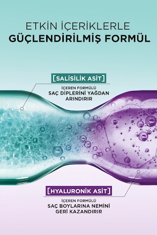 L'oréal Paris Elseve Hydra Hyaluronic Pure Salisilik Asit İçeren Yağlanma Karşıtı Nemlendirici Saç Kremi 250ml