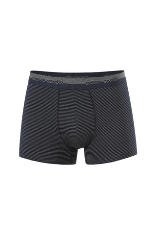 Pierre Cardin Lacivert Gri Pamuklu Likralı 3'lü Erkek Boxer Lacivert-gri
