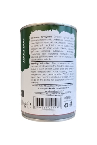 Snow Kuzu Etli Yetişkin Konserve Köpek Maması 6 x 400 G