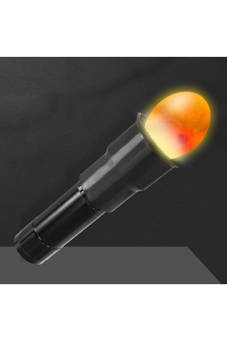 Homyl Tavuk Siyahı Için Led Işık Egg Candler Tester Siyah