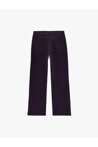 Koton Cepli Taş Detaylı Straight Fit Jean Pantolon - Straight Fit Jean Mor 6wal40063mw Mor
