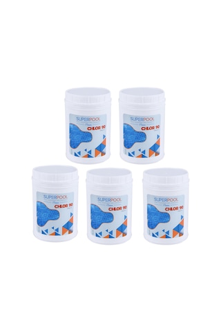 Spp Superpool Superchlor 90 Tb %90 Premium Tablet Klor 1 Kg 5 Adet Havuz Kimyasalı
