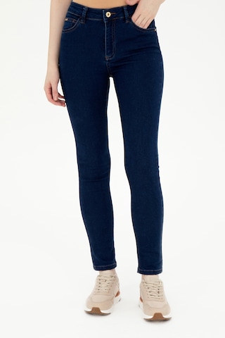 U.S. Polo Assn. Kadın Koyu Mavi Toothpick Fit Jean Pantolon 50299372-DN0023