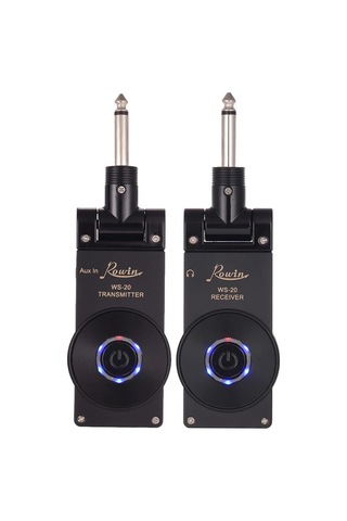 Rowin Rowin Gitar Kablosuz Verici + Alıcı Ws-20 2.4g W/usb Kablo Siyah
