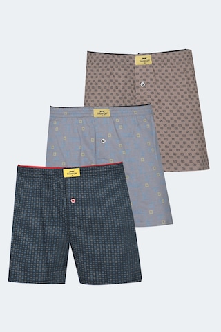 Slazenger Hegel 3 Lü Set Erkek Karışk Boxer