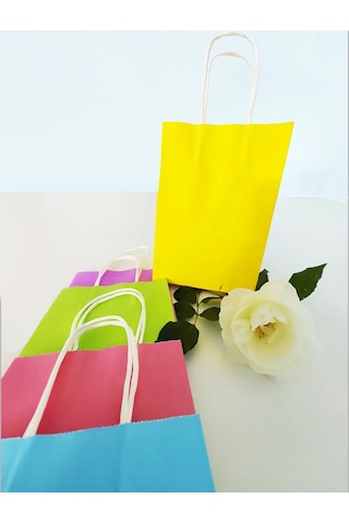 Paketos Kraft Kağıttan 5'li Hediye Paketi Seti 177912629