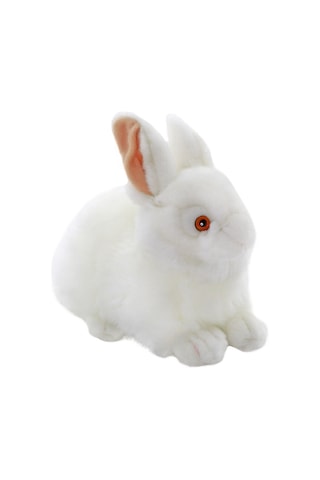 Animals Of The World Beyaz Tavşan Peluş Oyuncak 23 Cm