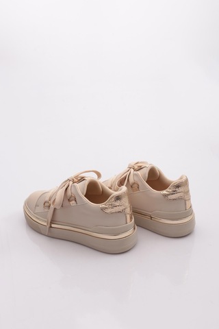 Dgn B0063 Kadin Spor Ayakkabi Bej
