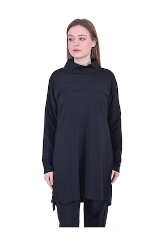 Invee İnvee Tunik Pantolon Takım 7022 Siyah