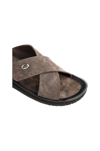 Muya Vegas 33301-004 Anatomik Taban Erkek Terlik Kahve 40-45 Kahverengi