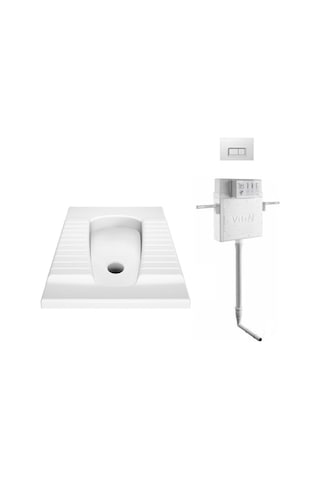 VitrA Arkıtekt Hela Taşı + Gömme Rezervuar + Buton Set