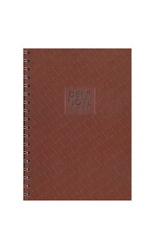 Özkan Deep Note 17x24 Sp. Kareli Defter 100 Yap. Kahverengi