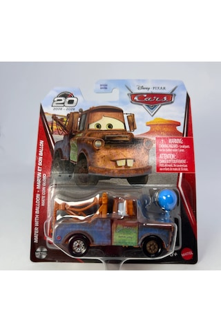 Disney Pixar Cars Mater With Baloon 20.yıl Model Araba Dxv29 Çok Renkli