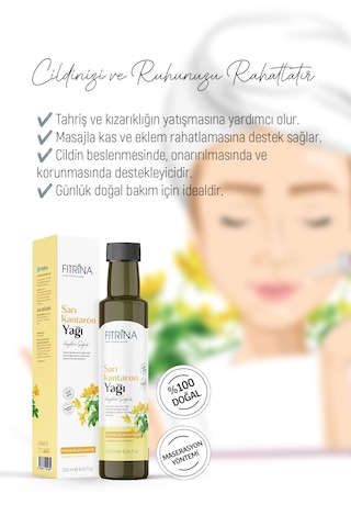 Fıtrina Sarı Kantaron Yağı 250 Ml 250 ML