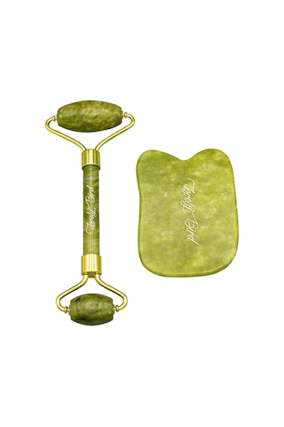 Lovely Bird Jade Roller ve Gua Sha Yeşim Taşı Yüz Masaj Rulosu Lovely Bird Jade Roller ve Gua Sha Yeşim Taşı Yüz Masaj Rulosu