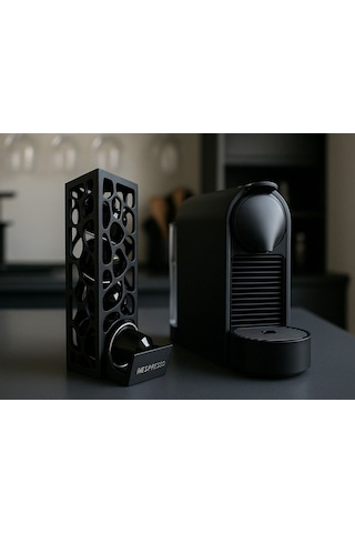 Nespresso Modern Kahve Kapsül Tutucu Siyah Çok Renkli