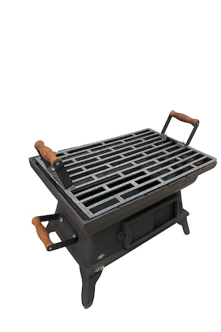 Fs-405 Ahşap Saplı Döküm Mangal