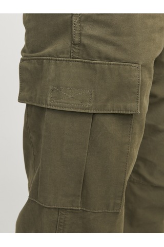 Jack & Jones Erkek Pamuklu Kargo Pantolon - Kane - 12258150 Yeşil