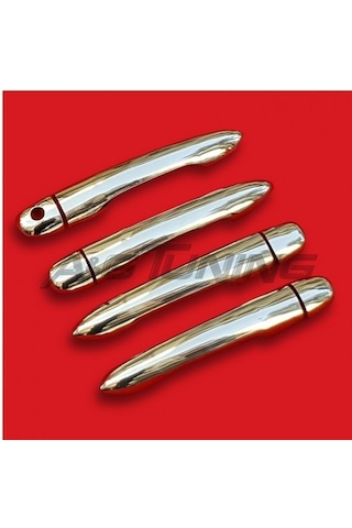 Renault Clio 3 Grandtour Krom Kapı Kolu Takımı Paslanmaz Çelik N11.543