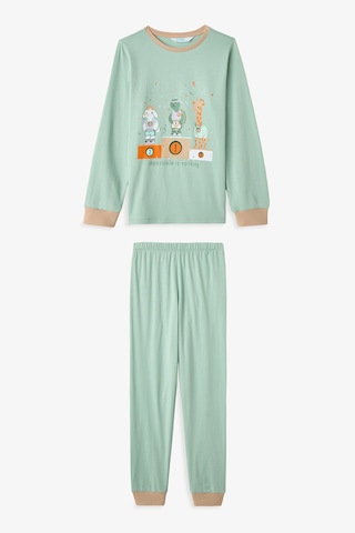 Penti Açık Yeşil Erkek Çocuk Turtle First Uzun Kollu Pamuklu Pijama Takımı