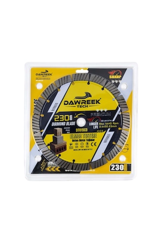 Dawreek Dt015cd 230mm Premium Segmentli Elmas Testere Beton Beton-duvar-tuğla
