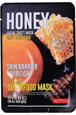 Dermal It's Real Super Gıda Maskesi Bal 25 G