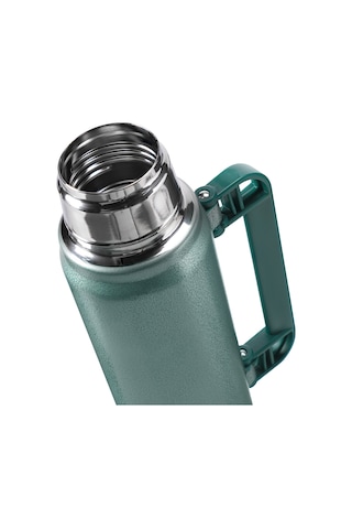 S-link Sl-tm13 Yeşil Kumlama Boya 750ml Iç 304 Dış 201 Sert Plastik Kulp Ve Portatif Paslanmaz Çelik Termos Kupa Yeşil
