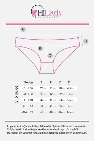 Kadın Külot 7 Li Paket Likralı Soft, Ve, Siyah, Renkler Pamuklu, Yumuşak,külot Ten