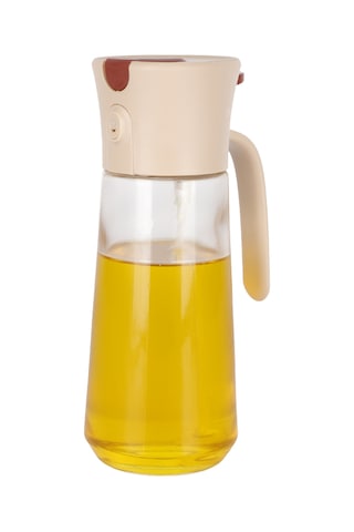 Kumtel 500 Ml Çok Amaçlı Cam Sprey Yağdanlık Hspr-02 Bej