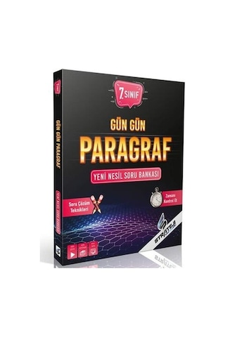 7.Sınıf Gün Gün Paragraf Soru Bankası- Strateji Yayınları 7.Sınıf Gün Gün Paragraf Soru Bankası- Strateji Yayınları