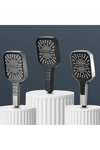 Fastbuy Challenger Musurjoy Duş Başlığı: 7 Modlu, Taşınabilir, 1.5m Hortumlu Panel