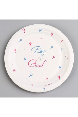 Love Land Cinsiyet Partisi İçin Tek Kullanımlık Parti Tabakları, 12 Kişilik. 177194400 Diğer