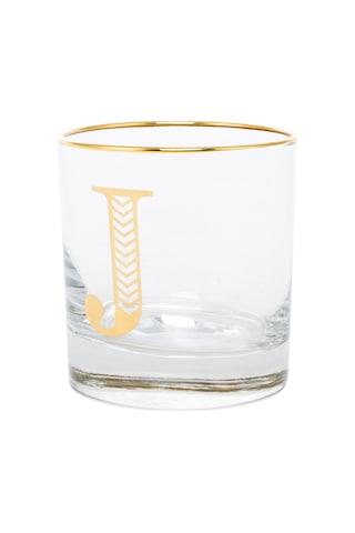 Mudo Home Monogram Bardak - J 300ml Altın