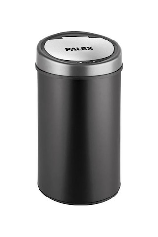 Geseus Palex Sensörlü Şarzlı Siyah Çöp Kovası 22 L Siyah