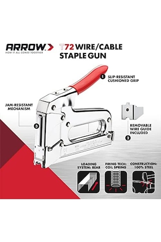 Arrow T72 Tel Ve Kablo Zımba Tabancası