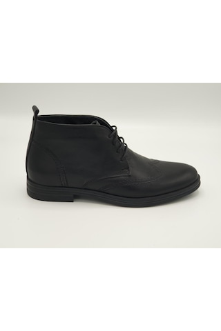 Freefoot 3815 Siyah Deri Erkek Bot 001